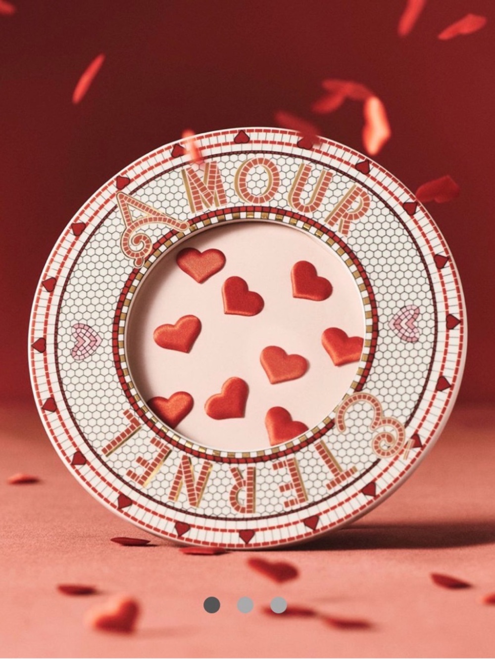 Anthropologie valentines tiles round photo frame